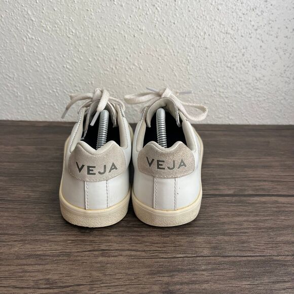 Veja White Cream Sneakers - Picture 4 of 8